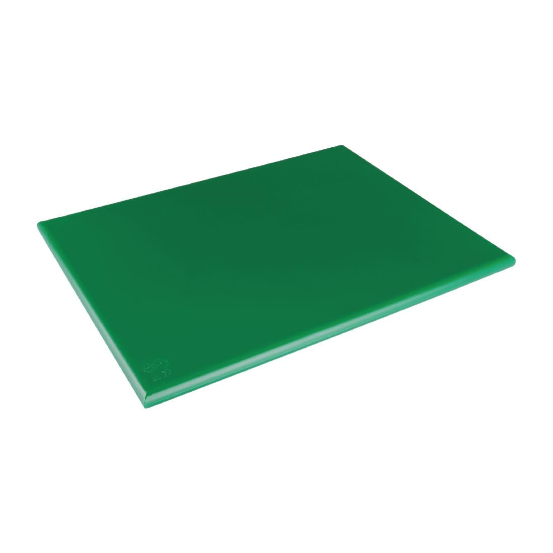 Hygiplas Thick Low Density Green Chopping Board Large 600x450x20mm - HC876 Hygiplas