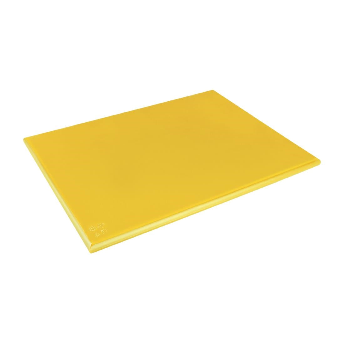 Hygiplas Thick High Density Yellow Chopping Board Large 600x450x25mm - J045 Hygiplas