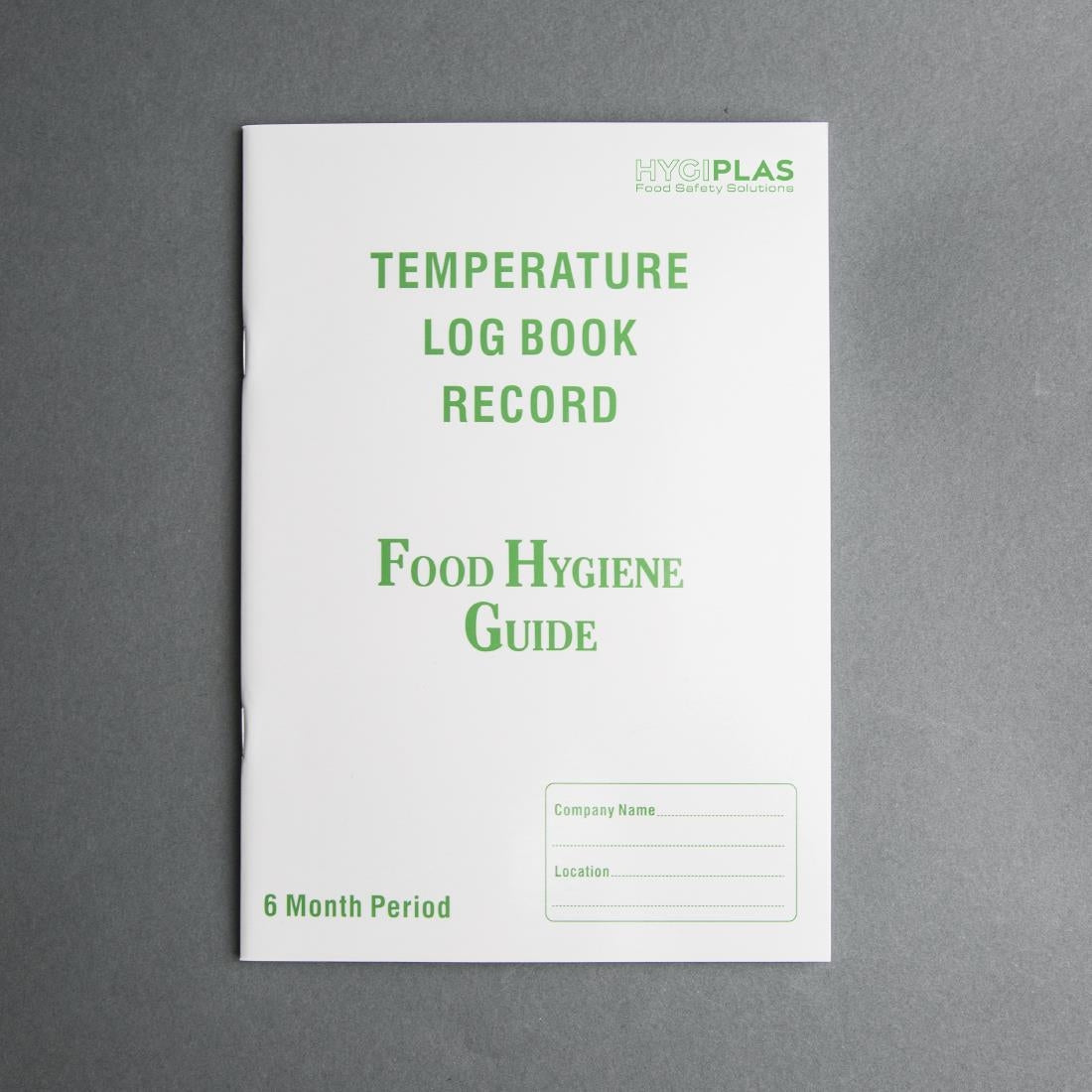 Temperature Log Book - J201 Hygiplas