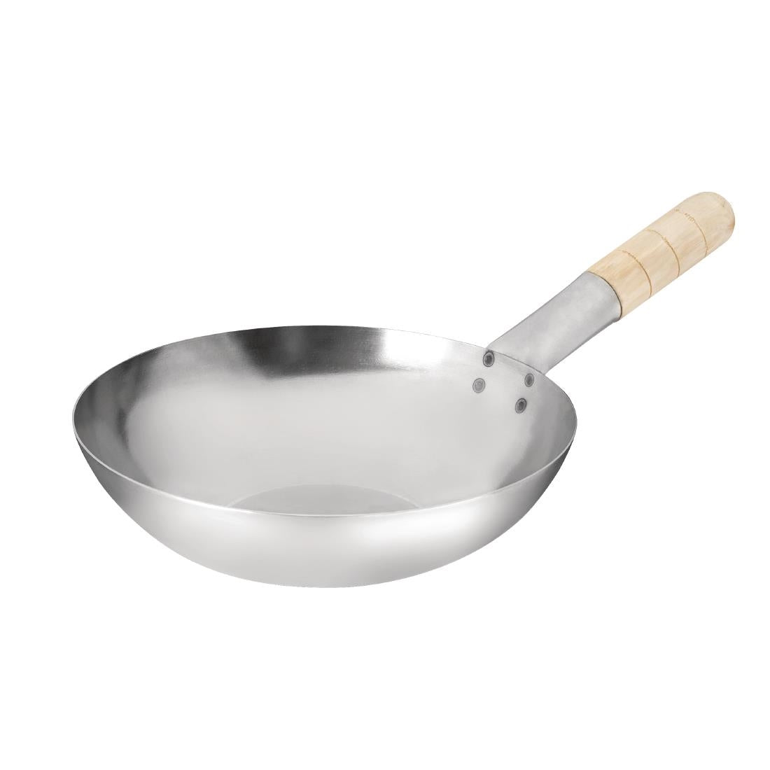 Vogue Mild Steel Wok Flat Base 254mm - K295 Vogue