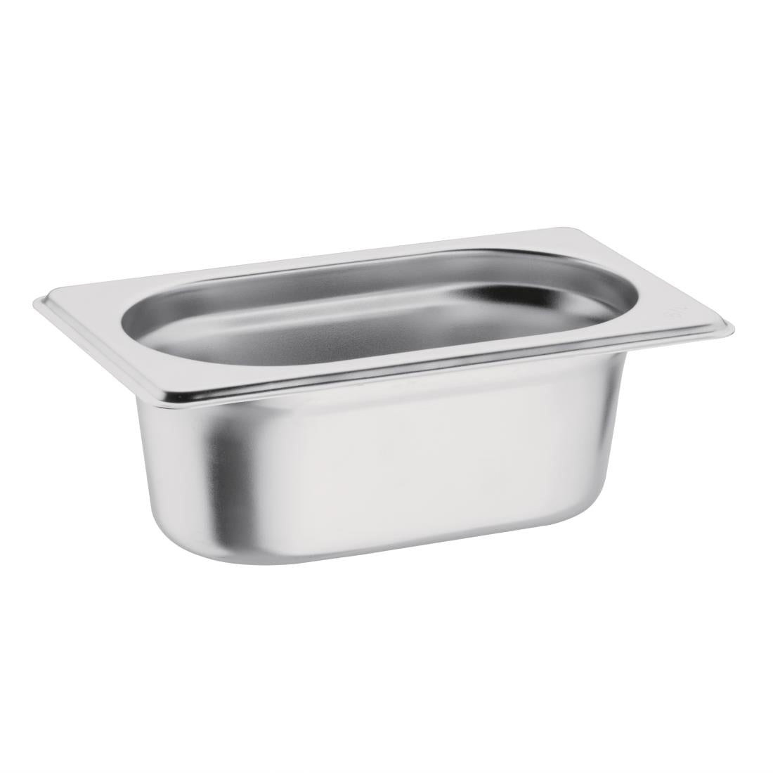 Vogue Stainless Steel 1/9 Gastronorm Tray 65mm - K824 Vogue