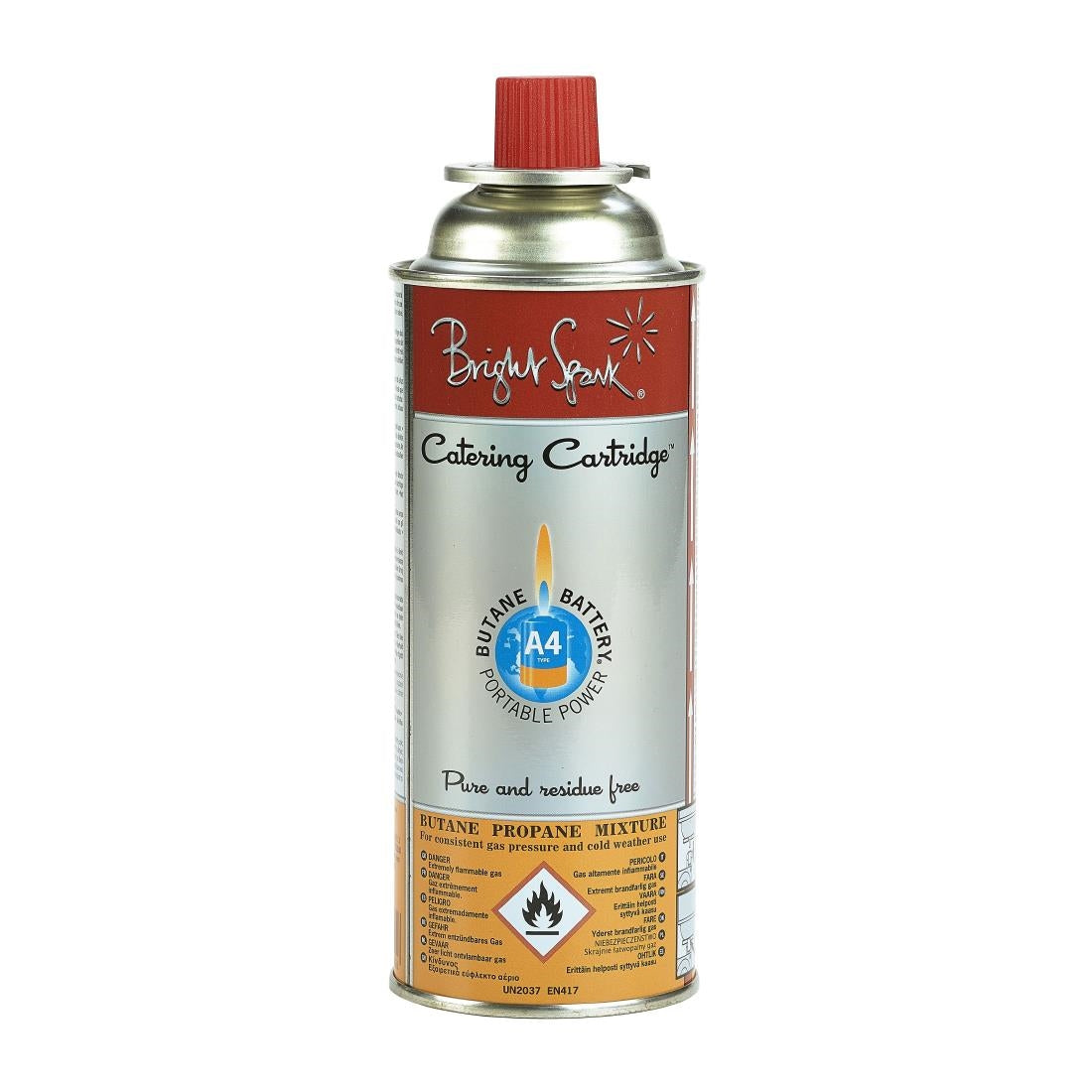 Butane and Propane Mixture Gas Canister 12x 220g - K980 Bright Spark