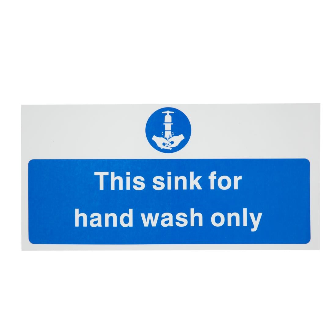 Vogue Hand Wash Only Sign - L952 Vogue