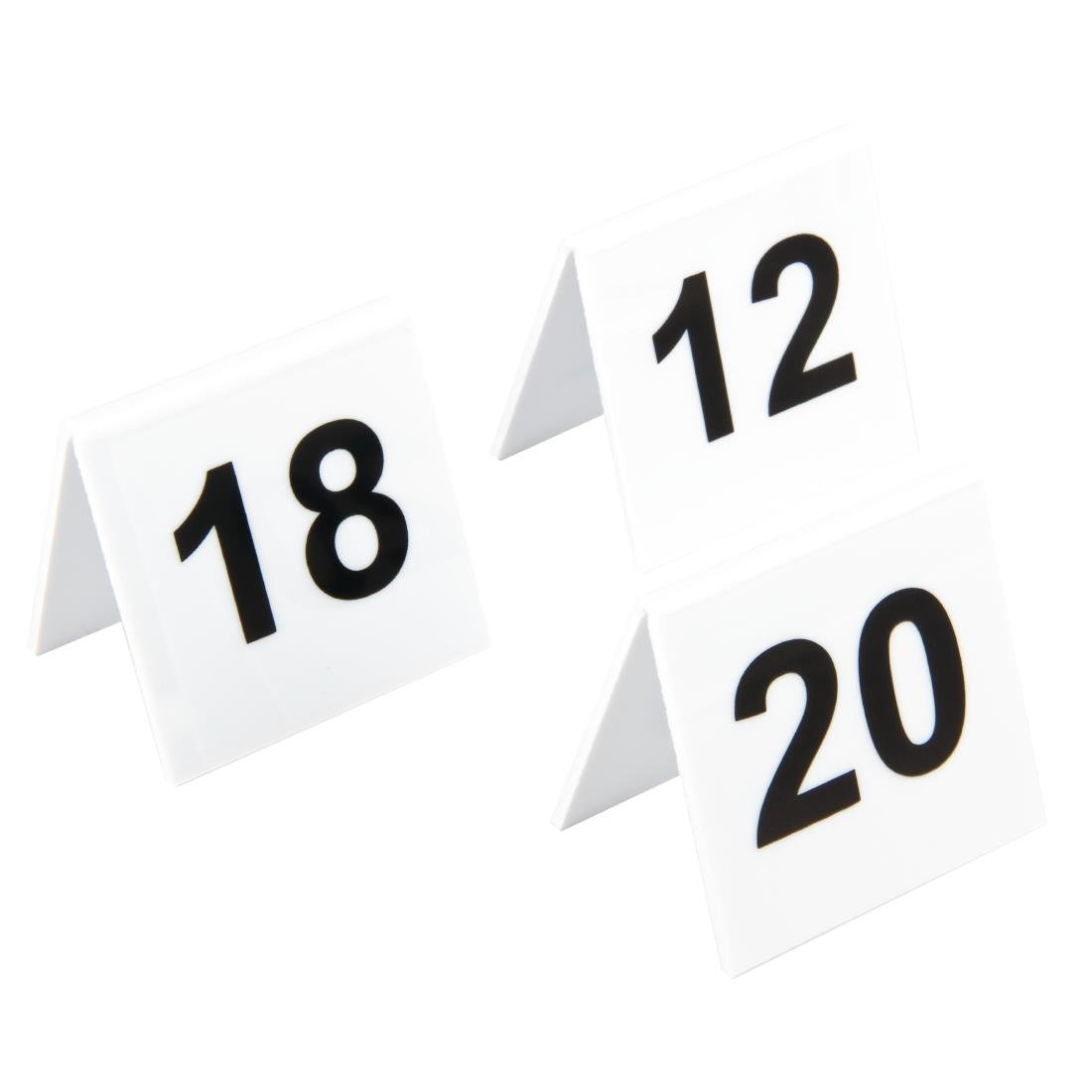 Plastic Table Numbers 11-20 - L982 Beaumont