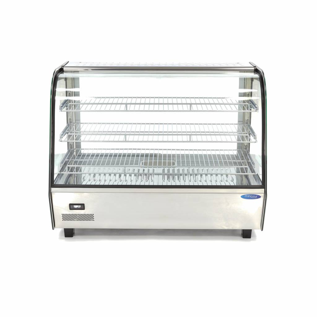 Maxima Heated Food Display - 160L - 85,6cm - 3 Shelves - 09400851