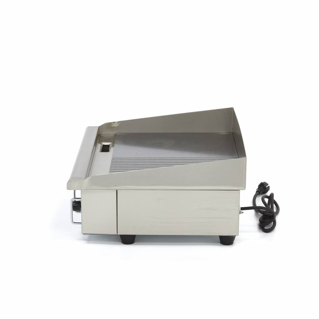 Grillplaat - Half Gegroefd - 55 cm - incl. Opvangbak - MAXIMA