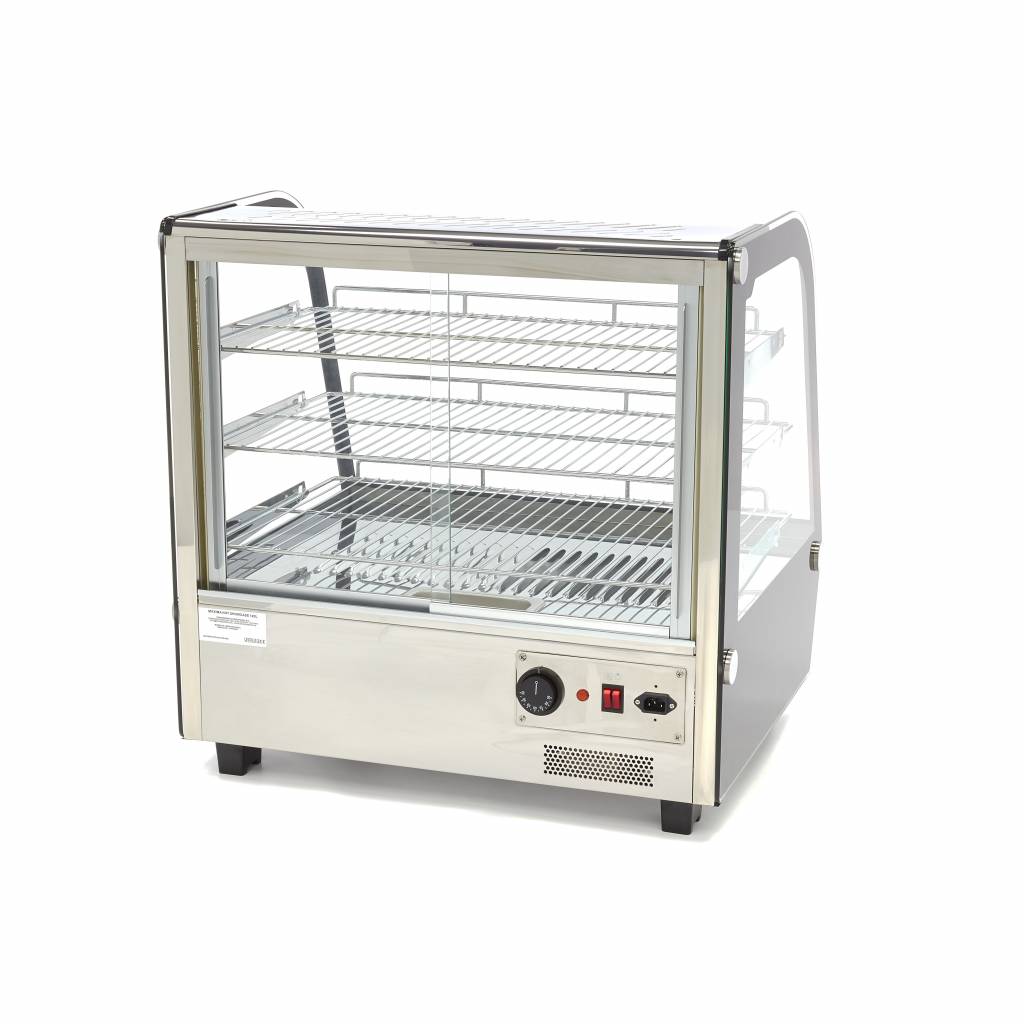 Maxima Heated Food Display - 120L - 67,8cm - 3 Shelves - 09400846