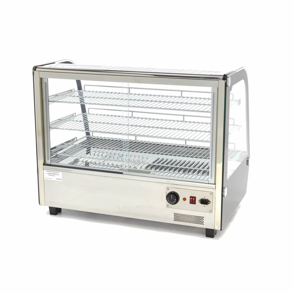 Maxima Heated Food Display - 160L - 85,6cm - 3 Shelves - 09400851