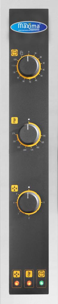 Maxima Bakery Oven 6 Trays 60 x 40cm - 400V - 08563510