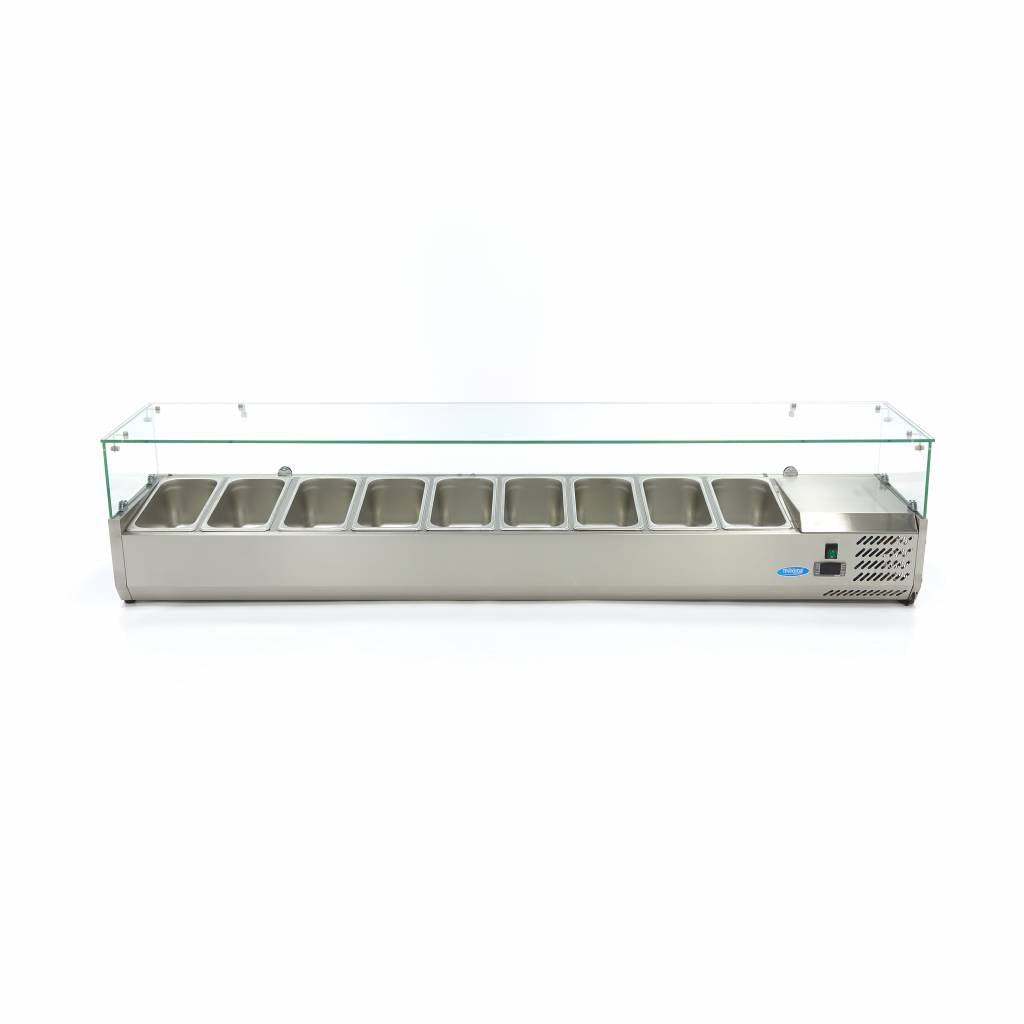 Maxima Countertop Prep Fridge - 200cm - Fits 9 x 1/3 GN - 09400335