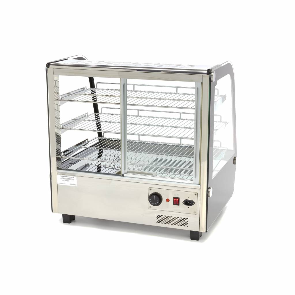 Maxima Heated Food Display - 120L - 67,8cm - 3 Shelves - 09400846