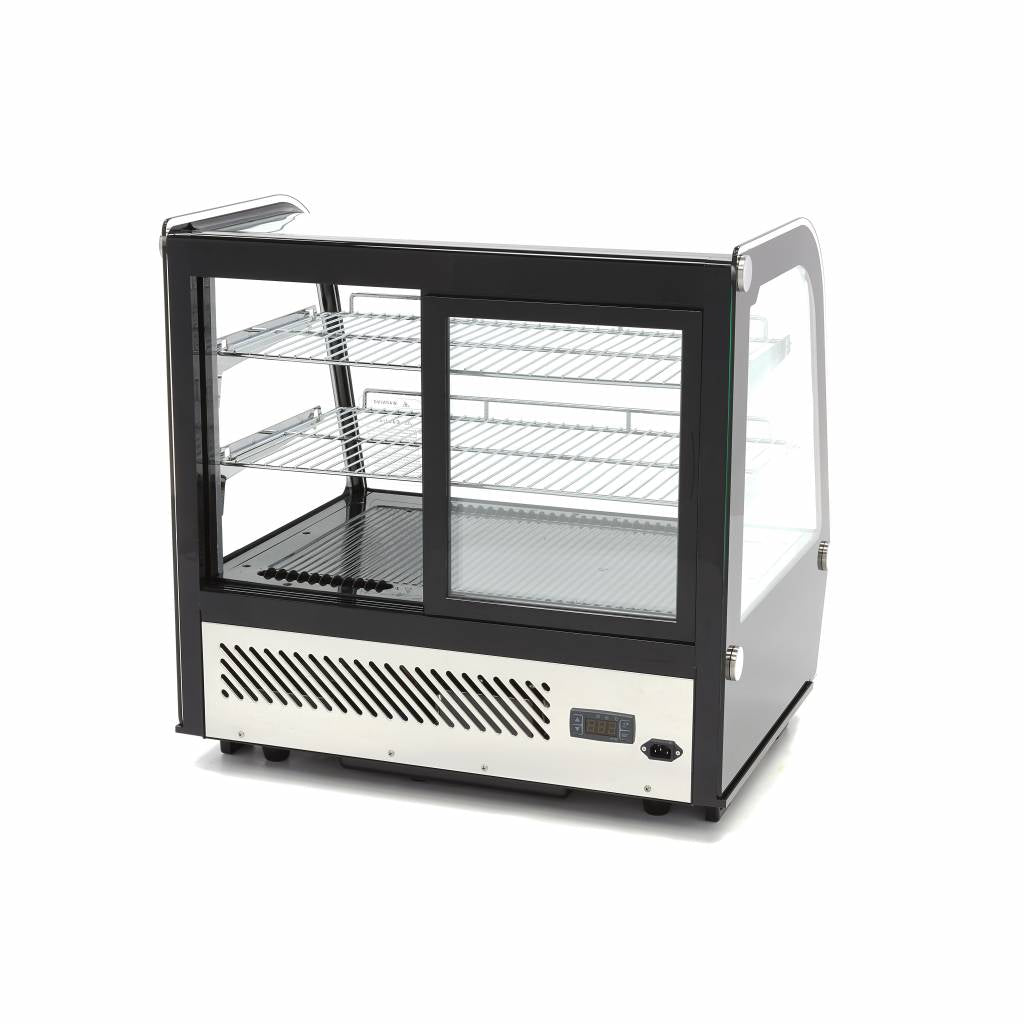 Gebaksvitrine - 120 L - 70 cm - Schuifdeuren Achter - MAXIMA