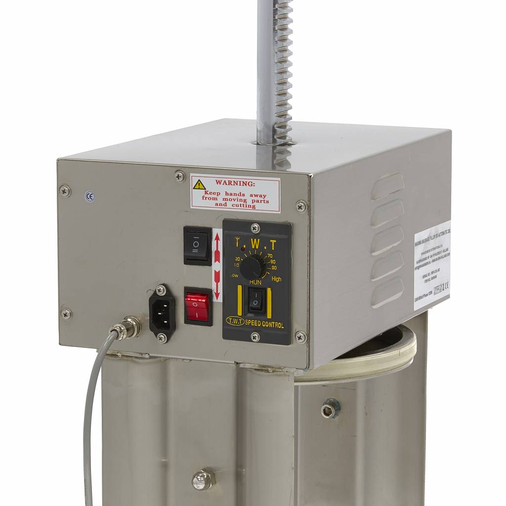 Worstenvuller - 20 L - Automatisch - Verticaal - incl. 4 Vulbuizen - MAXIMA