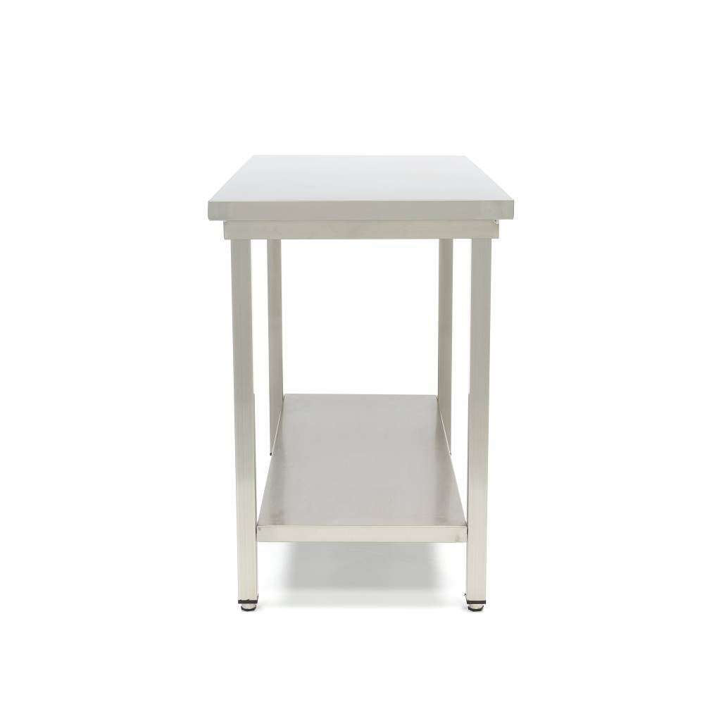 Maxima Stainless Steel Table - 120 x 70cm - Adjustable Height - 09364009