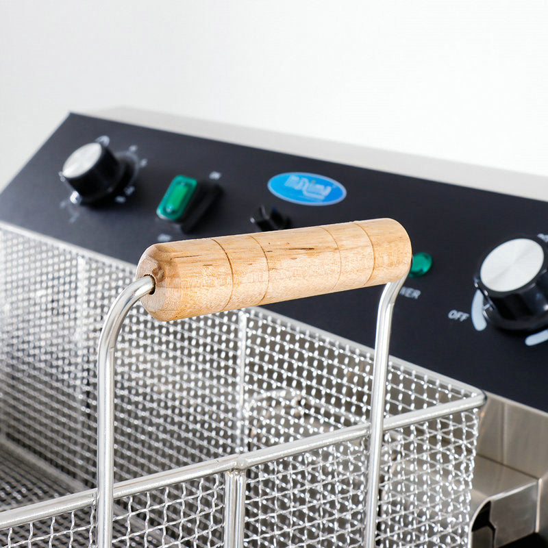 Frituurpan - 45 L - 1 Mand - met Tapkraan - 400V - MAXIMA