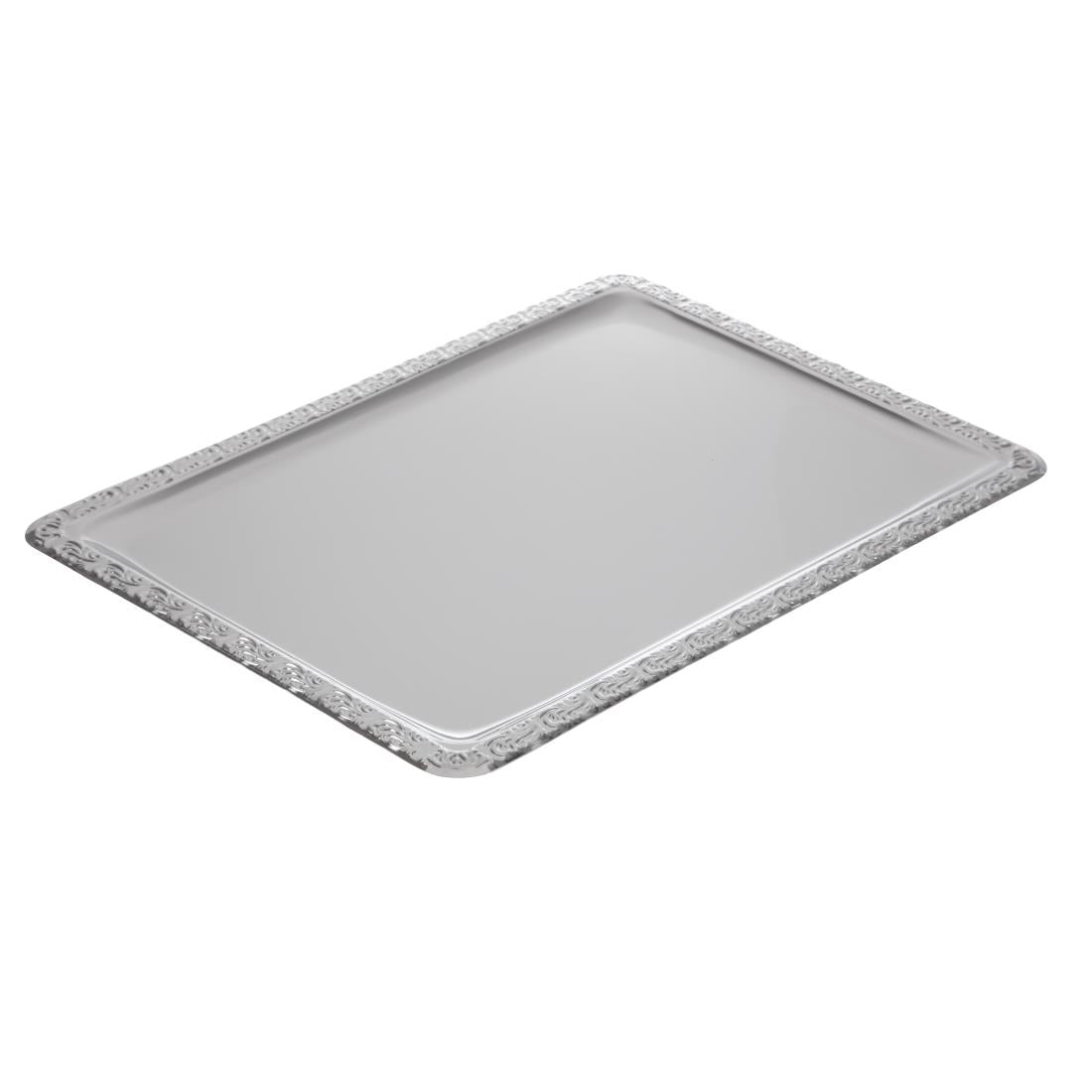 APS Stainless Steel Rectangular Service Tray 500mm - P006 APS