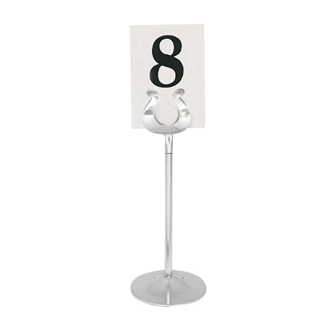 Olympia Stainless Steel Table Number Stand 205mm - P343 Olympia