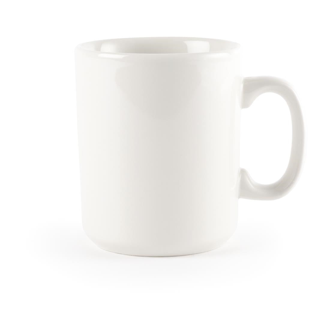 Churchill Plain Whiteware Windsor Mugs 284ml (Pack of 36) - P741 Churchill
