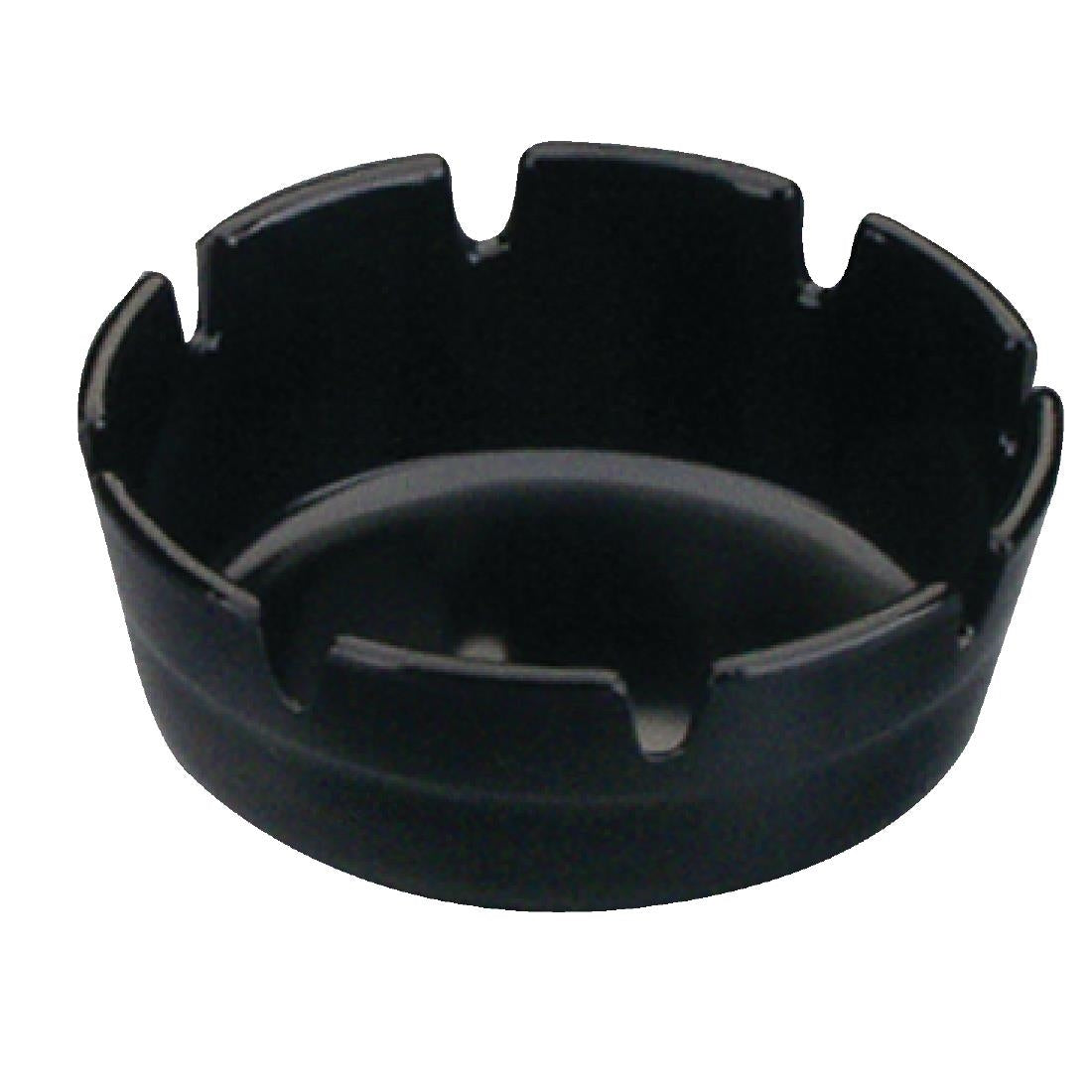 Olympia Black Melamine Ashtray - P842 Olympia