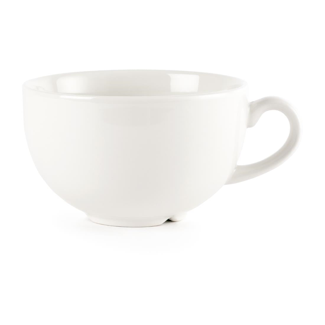 Churchill Plain Whiteware Cappuccino Cups 340ml (Pack of 24) - P883 Churchill