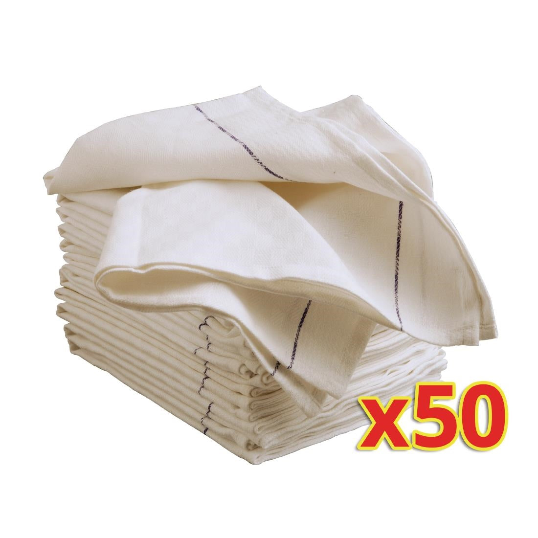 Vogue Bulk Buy Cotton Waiting Cloths (Pack of 50) - S114 Vogue