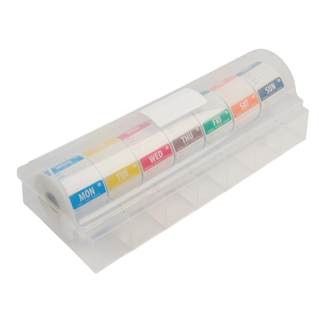 Hygiplas Removable Colour Coded Food Labels with 2" Dispenser - S811 Hygiplas