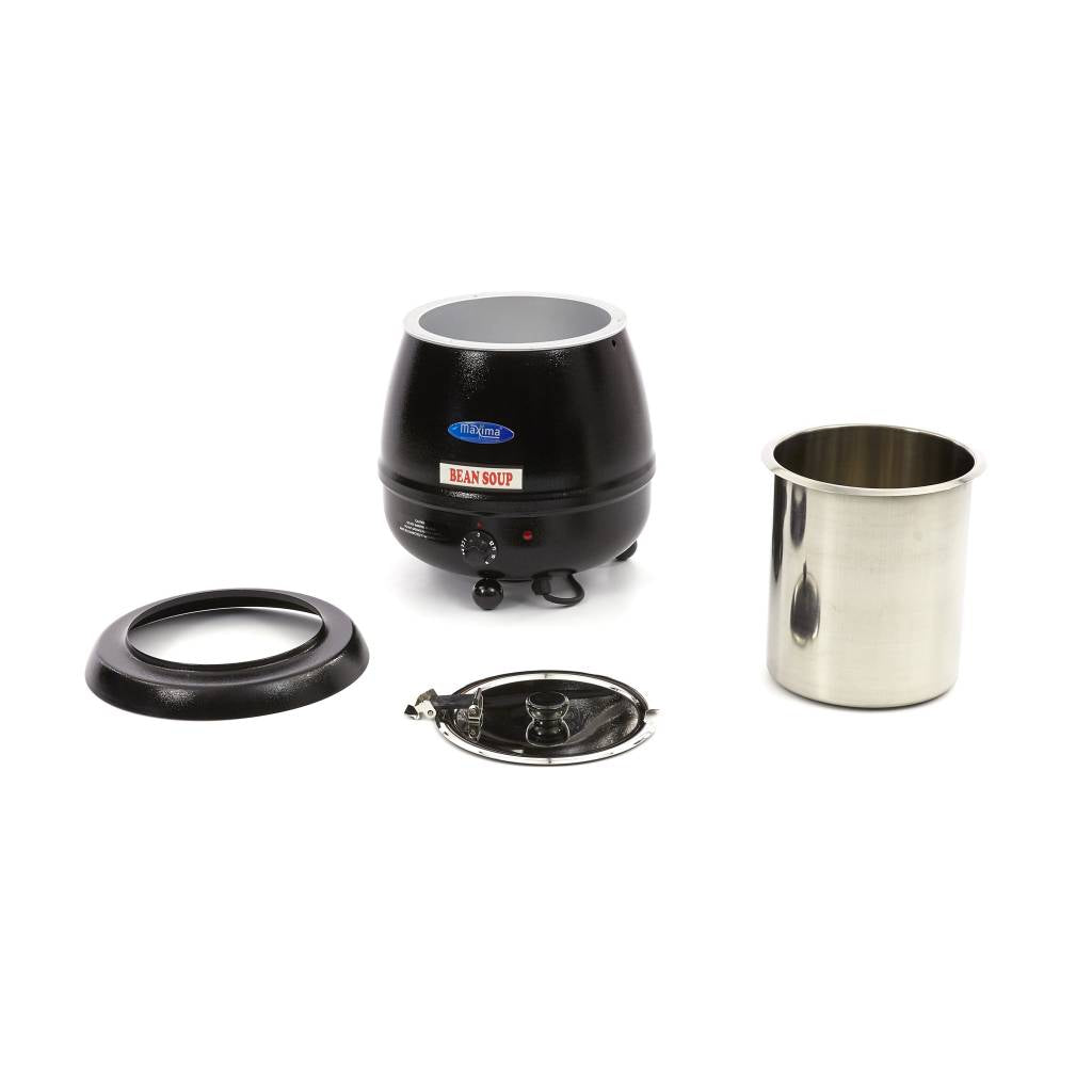 Maxima Soup Kettle - 10L - Removable Inner Pot - with Spoon Recess - 09300575