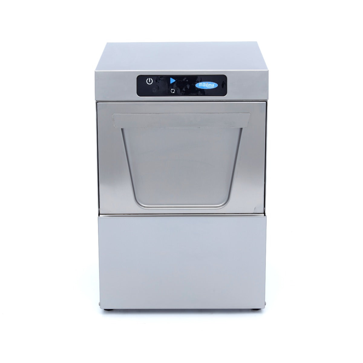 Maxima Glass Washer - 35 x 35cm - with Drain, Rinse Aid and Soap Pump - Digital Display - 230V - 09211001