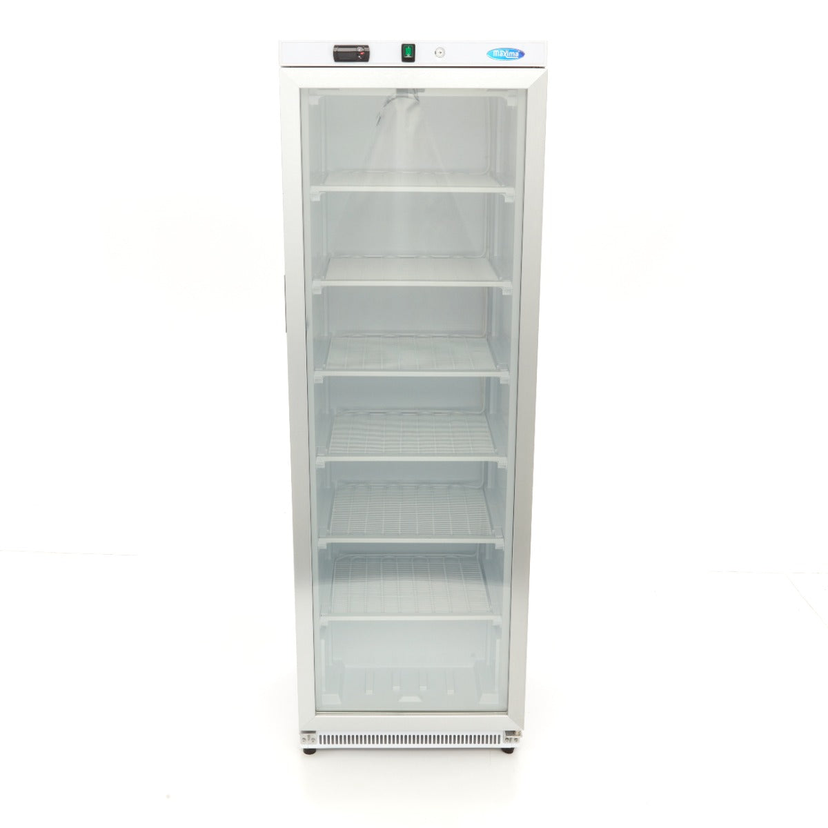 Maxima Freezer - 400L - White - with Glass Door - 09405019