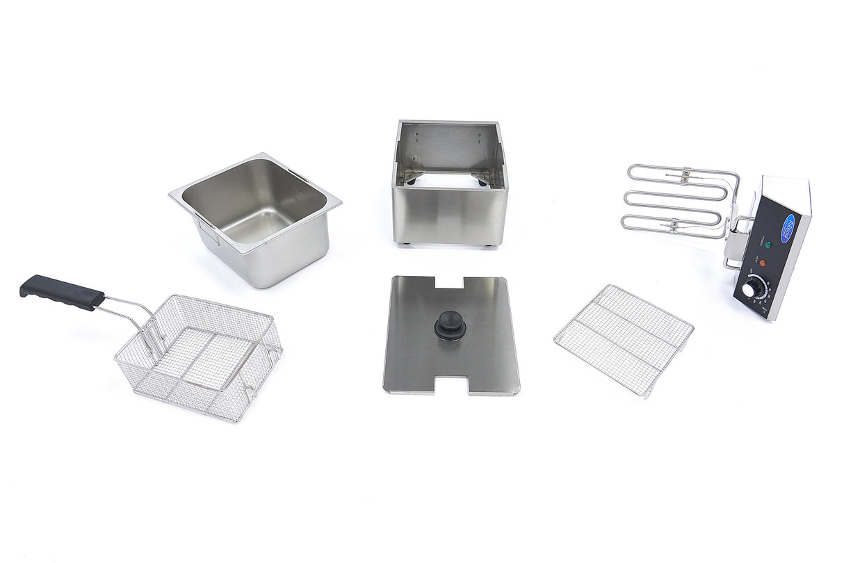 Maxima Deep Fryer - 6L - 1 Basket - up to 0,9kg of Fries - 09365213