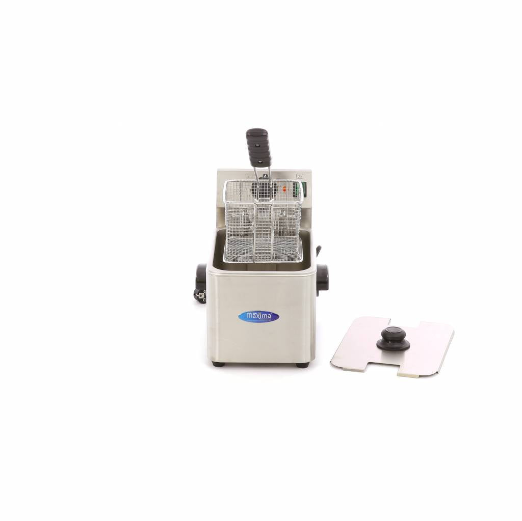Maxima Deep Fryer - 4L - 1 Basket - up to 1kg of Fries - 09300410