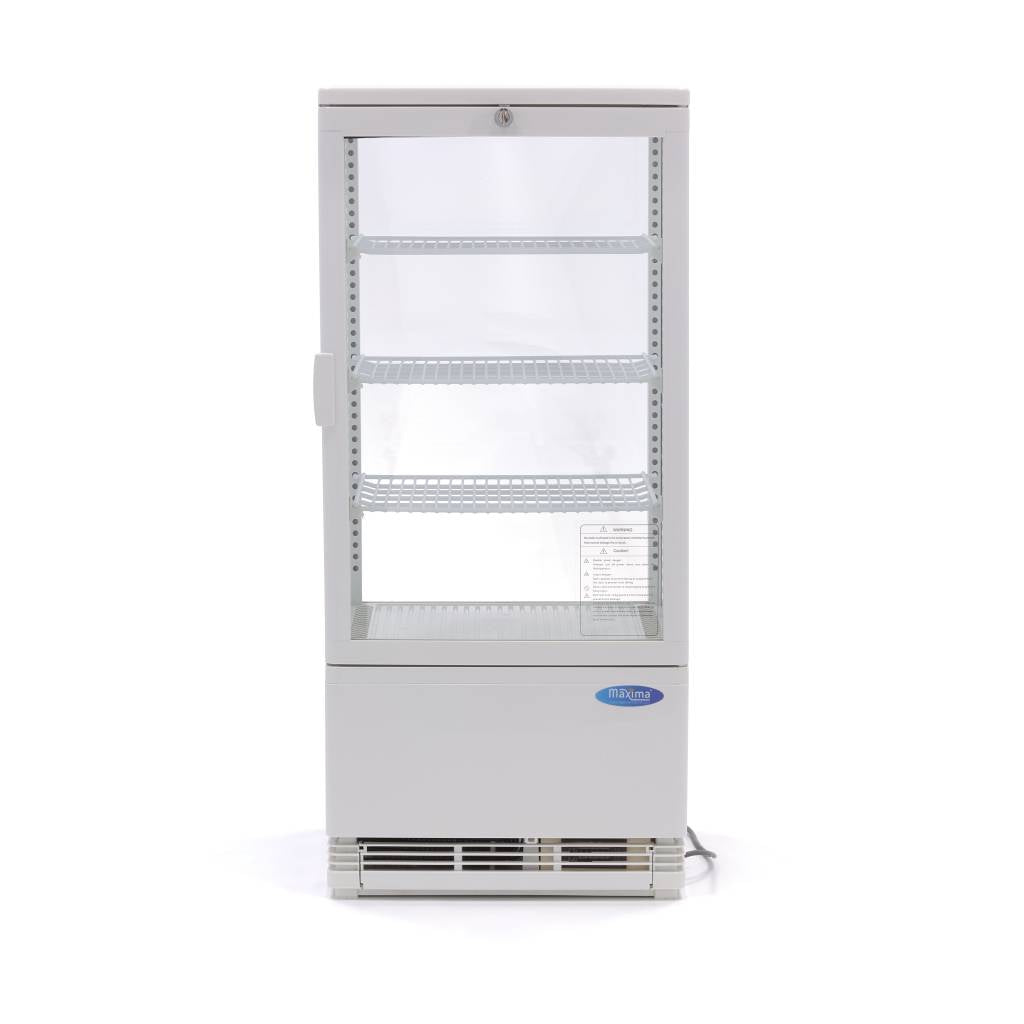 Maxima Display Fridge - 78L - 43cm - White - 09400805