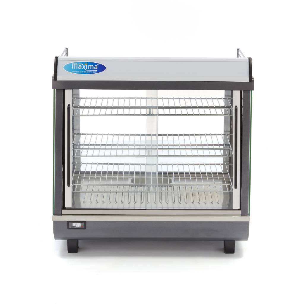 Maxima Heated Food Display - 96L - 67,5cm - 3 Shelves - 09400785