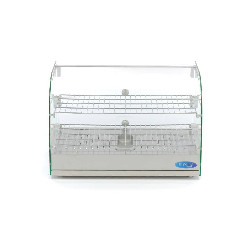Maxima Heated Food Display - 45L - 55cm - 2 Shelves - 09400775