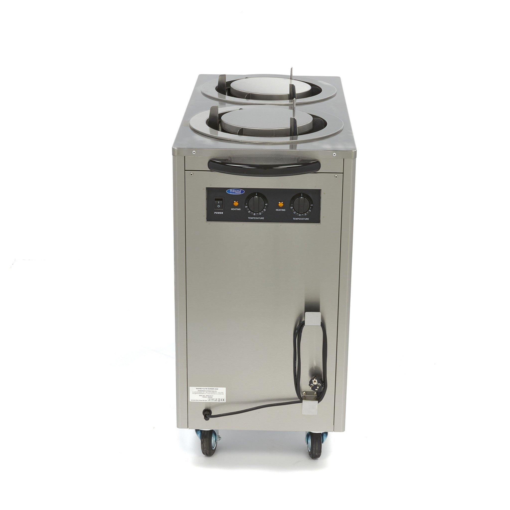 Bordenwarmer - 80 Borden - tot Ø 30 cm - op Wielen - MAXIMA