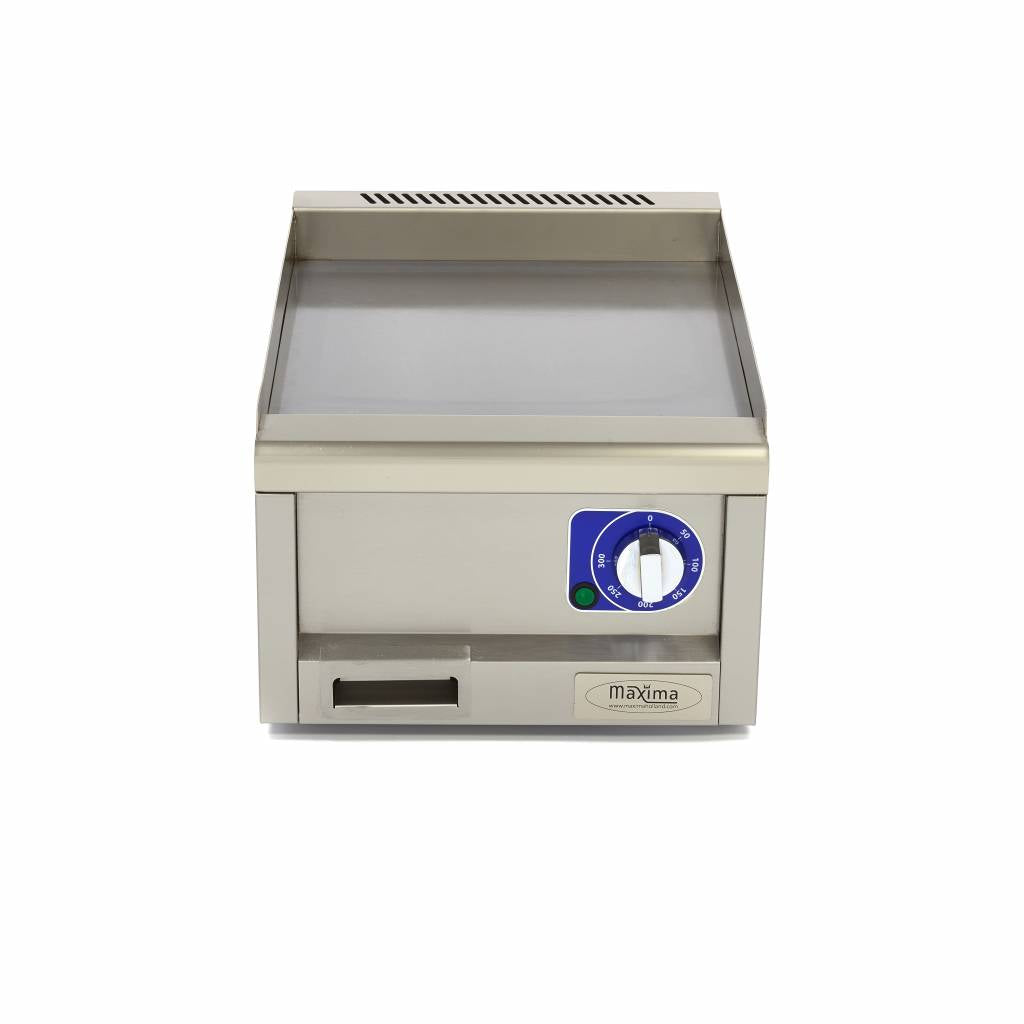 Horeca Grillplaat - Glad - Enkel - 60 cm Diep - Elektrisch - MAXIMA