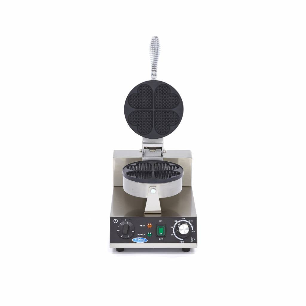 Wafelijzer - 4 Stuks - Hartjes Wafel - MAXIMA