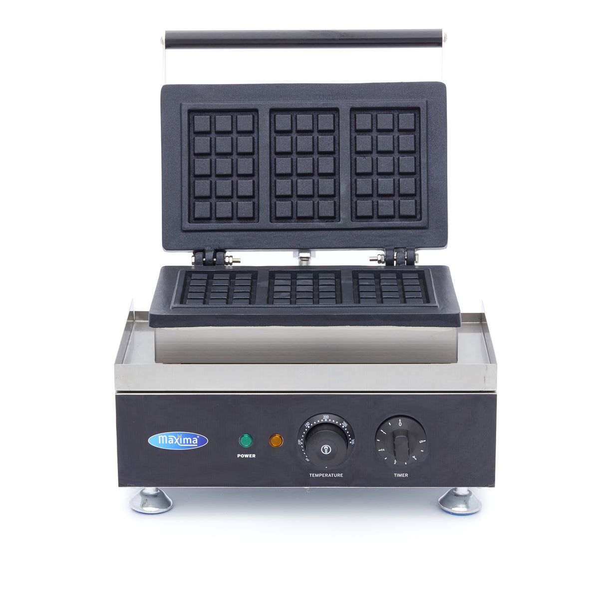 Wafelijzer - 3 Stuks - Brusselse Wafel - MAXIMA