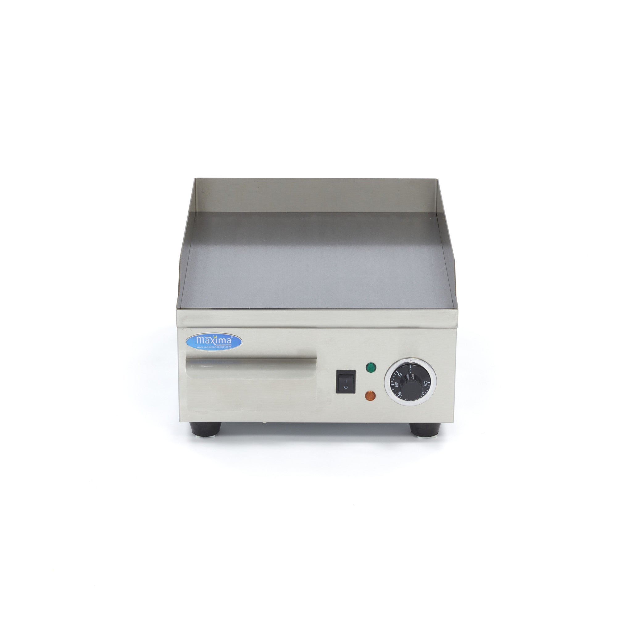 Grillplaat - Glad - 36 cm - incl. Opvangbak - MAXIMA