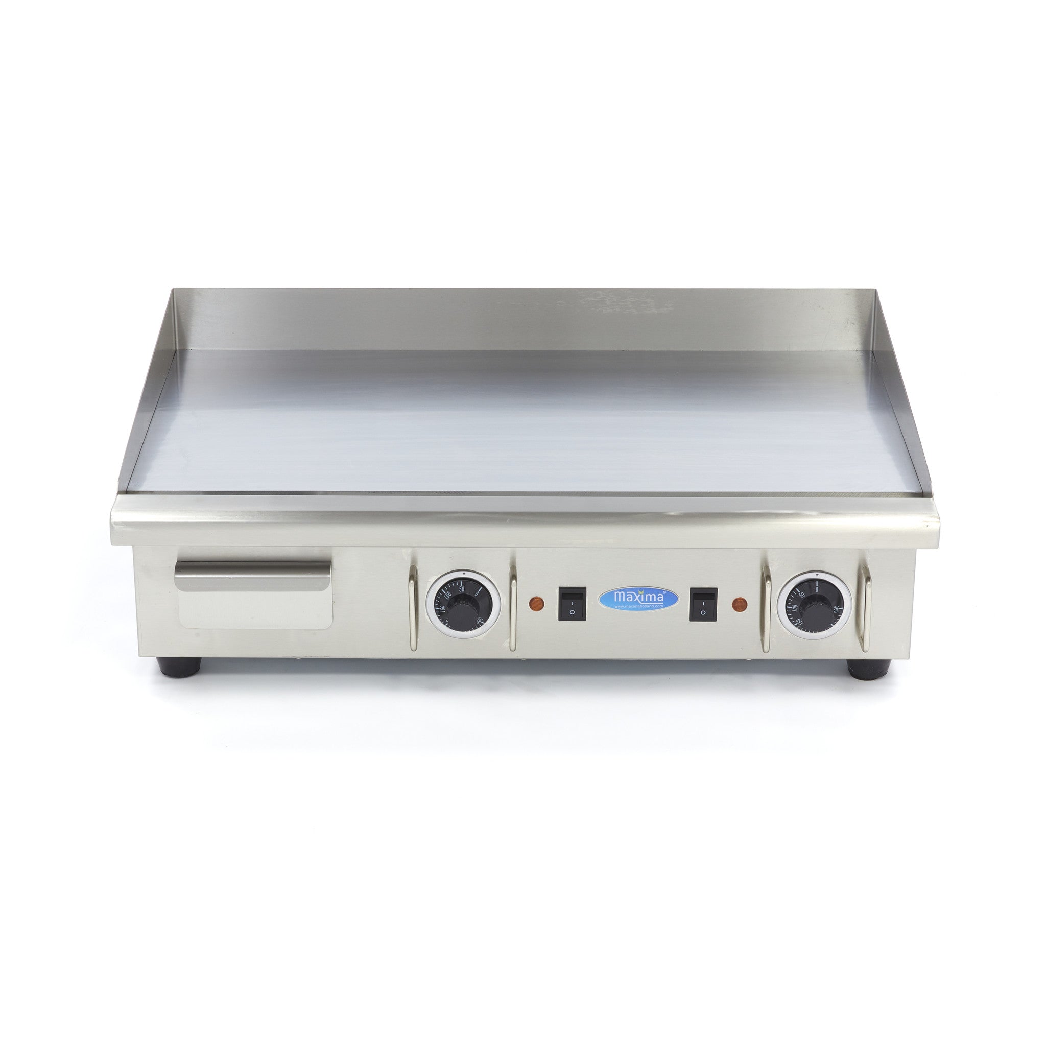 Grillplaat - Glad Chroom - 73 cm - incl. Opvangbak - 400V - MAXIMA