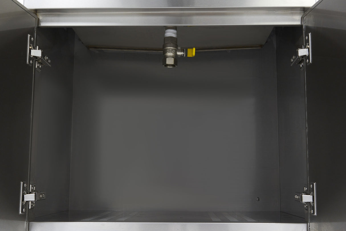 Frituurpan - 35 L - 1 Mand - met Tapkraan - 400V - MAXIMA