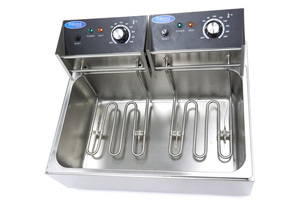 Maxima Deep Fryer - 15L - 1 Basket - up to 3kg Fries - 09365210