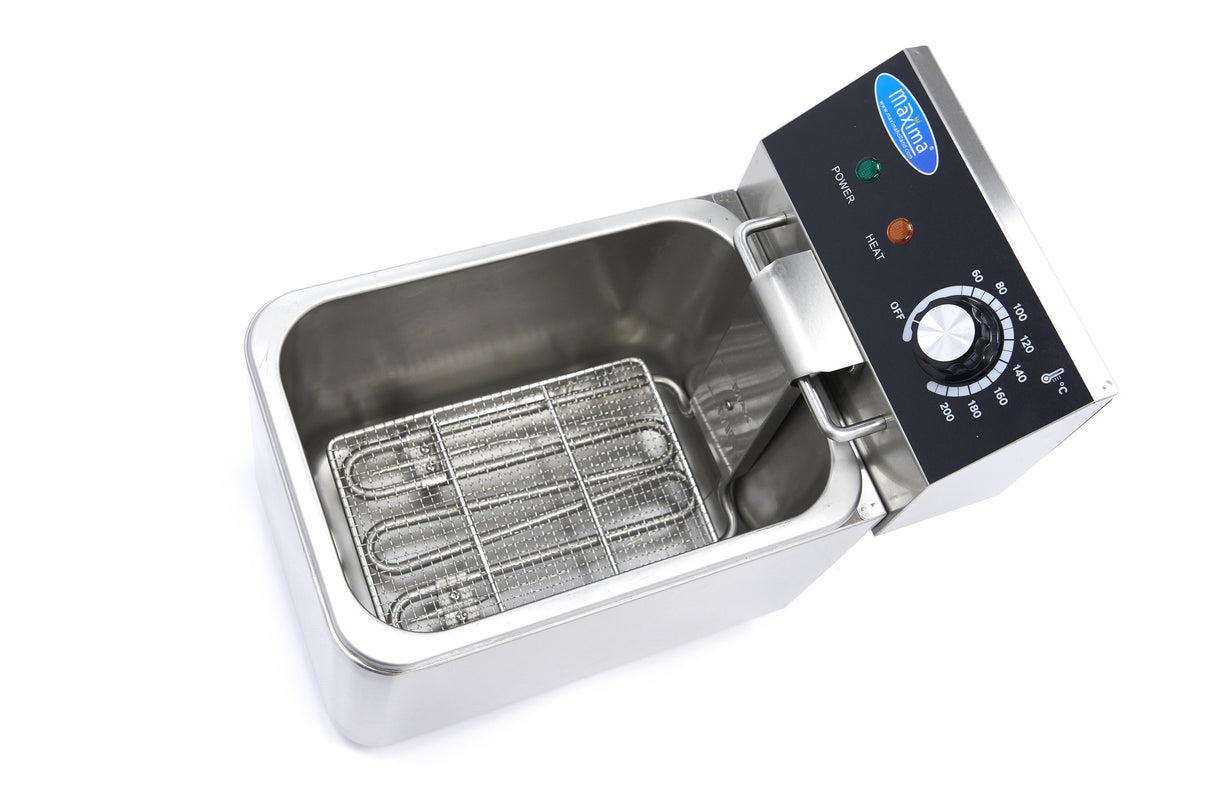 Frituurpan - 4 L - 1 Mand - tot 0,8 Kg Frites - MAXIMA