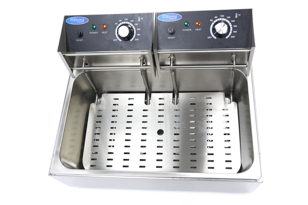 Maxima Deep Fryer - 15L - 1 Basket - up to 3kg Fries - 09365210