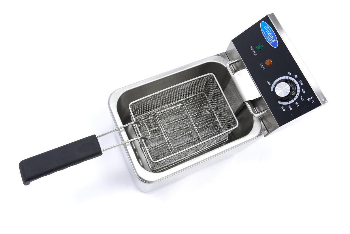 Frituurpan - 4 L - 1 Mand - tot 0,8 Kg Frites - MAXIMA