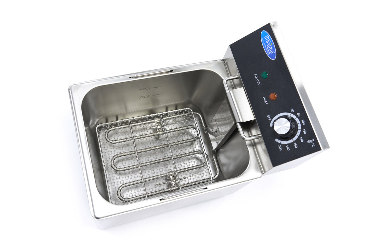 Maxima Deep Fryer - 8L - 1 Basket - up to 1,4kg of Fries - 09365215