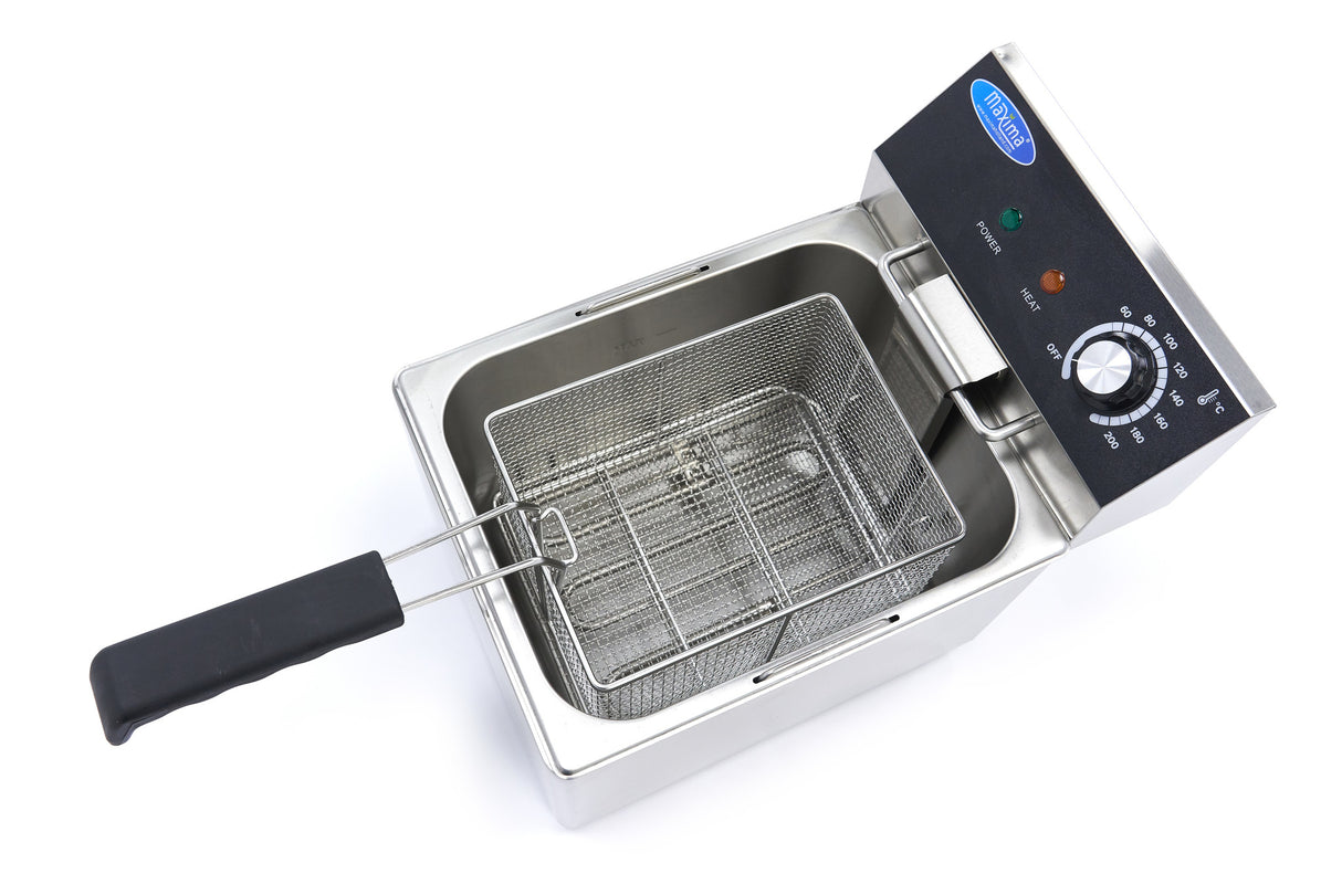 Maxima Deep Fryer - 8L - 1 Basket - up to 1,4kg of Fries - 09365215