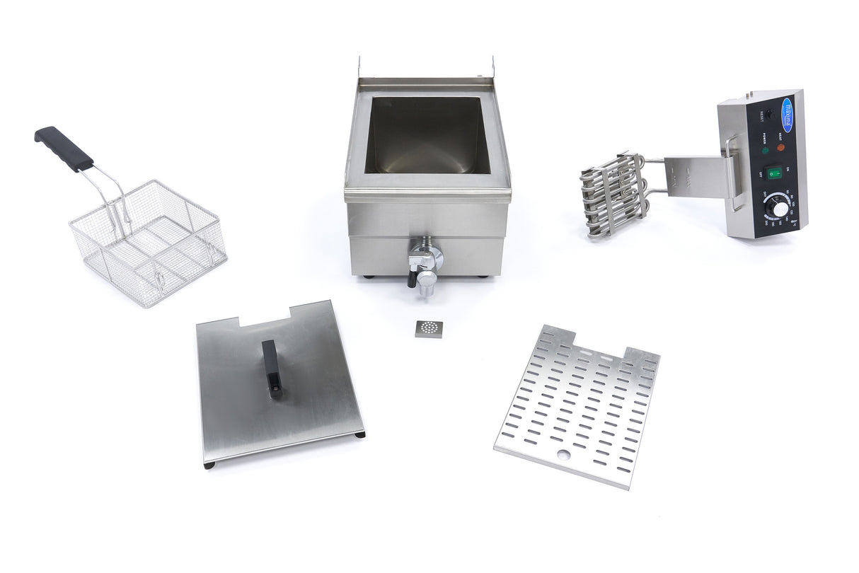 Maxima Deep Fryer - 10L - 1 Basket - with Drain Tap - 09365228