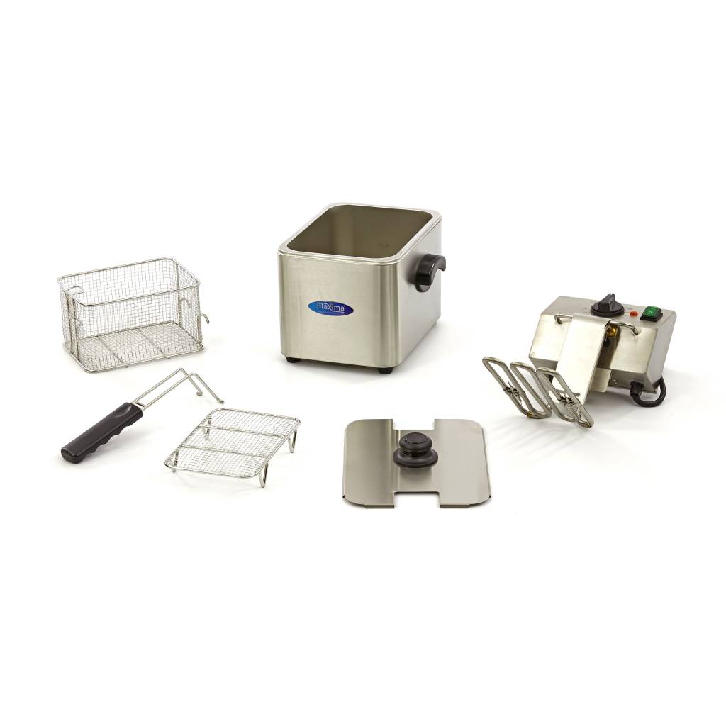 Maxima Deep Fryer - 4L - 1 Basket - up to 1kg of Fries - 09300410