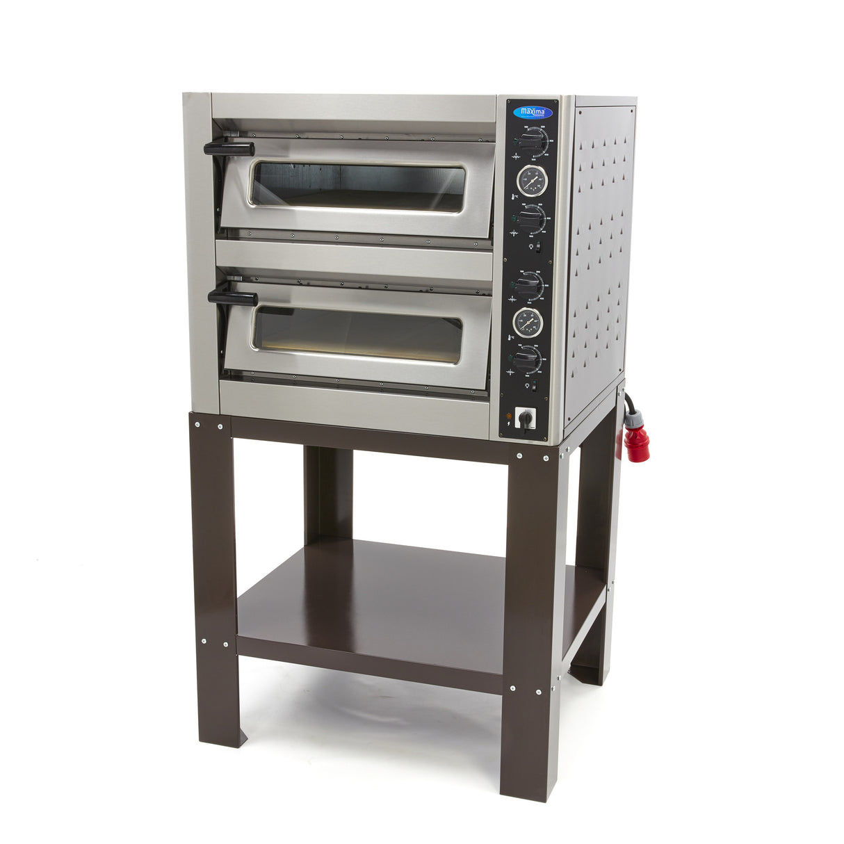 Onderstel Deluxe Pizza Oven 4 + 4 x  25 cm Dubbel - MAXIMA